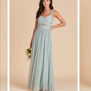 Gorgeous sage bridesmaid dress